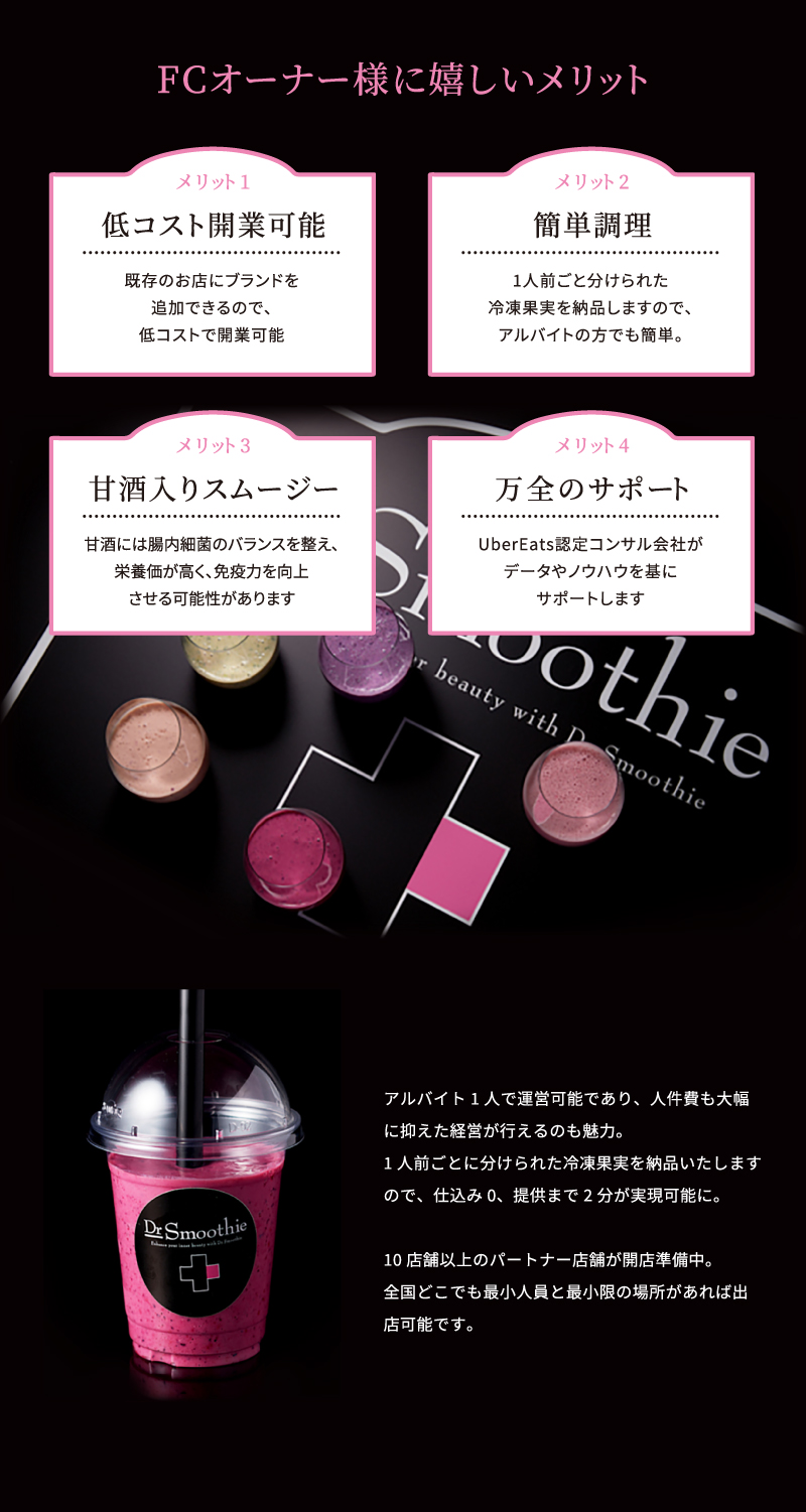 FCオーナー様に嬉しいメリット